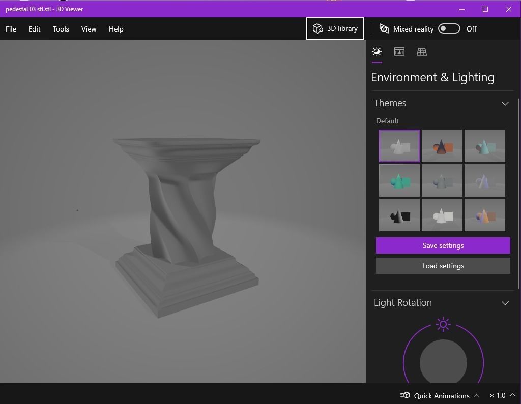 Pedestal 03 3D print model_13