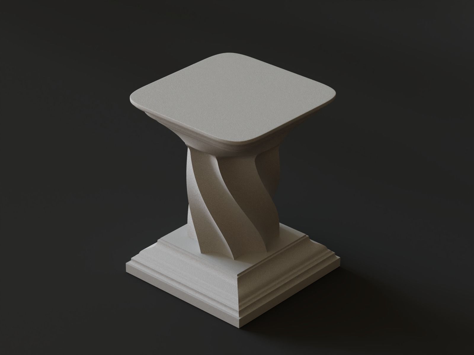 Pedestal 03 3D print model_3