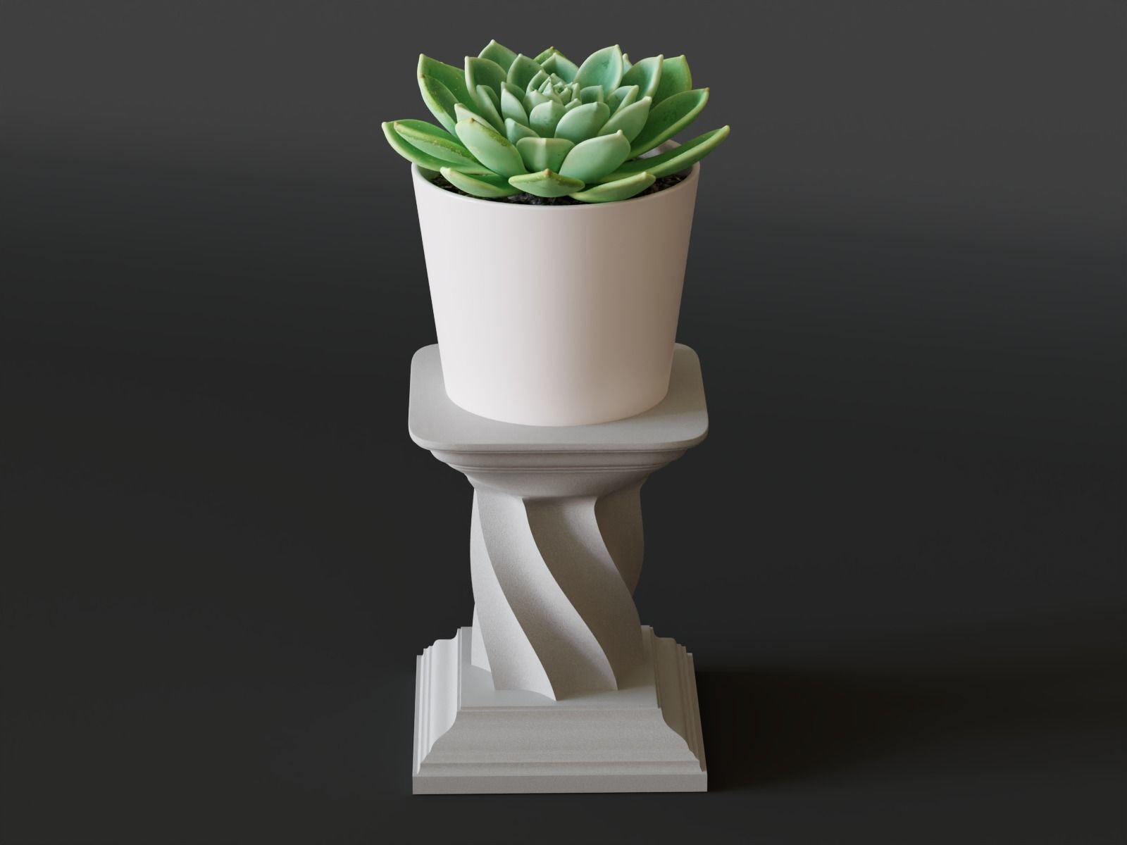 Pedestal 03 3D print model_1
