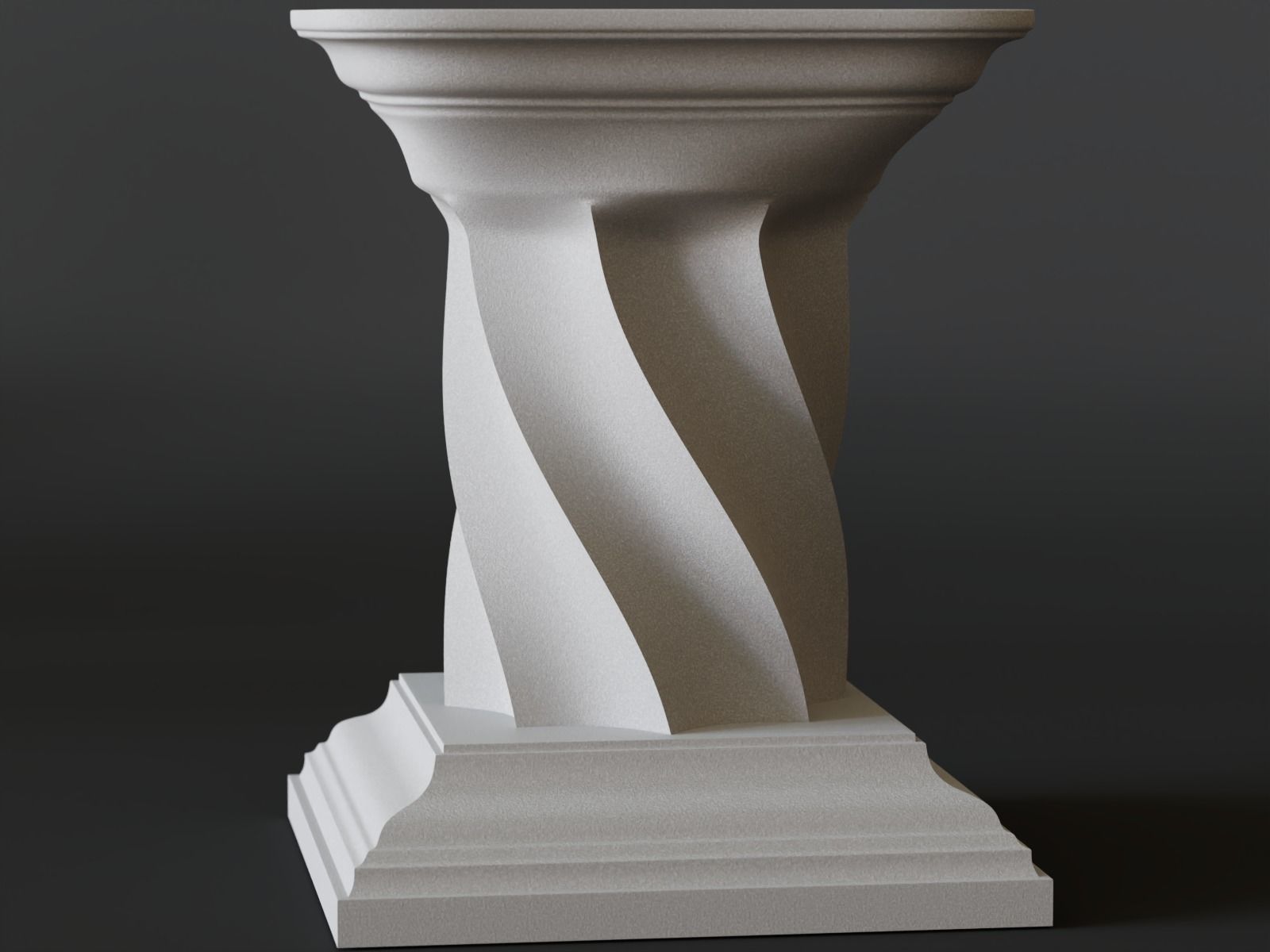 Pedestal 03 3D print model_4