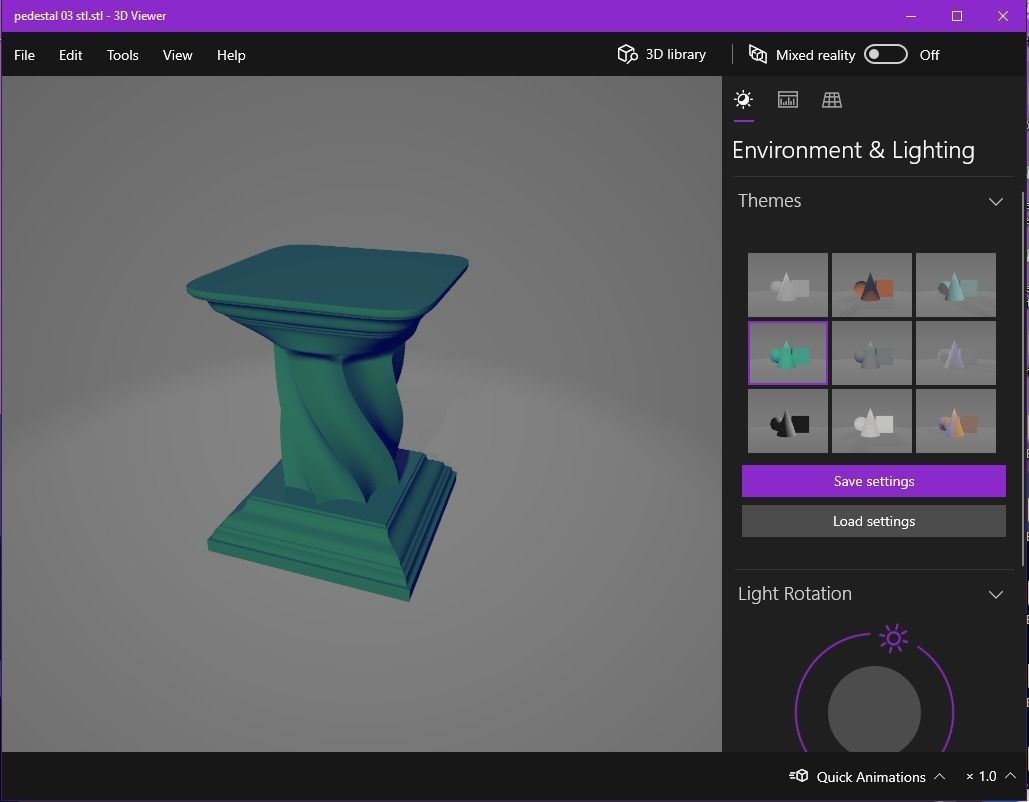Pedestal 03 3D print model_14