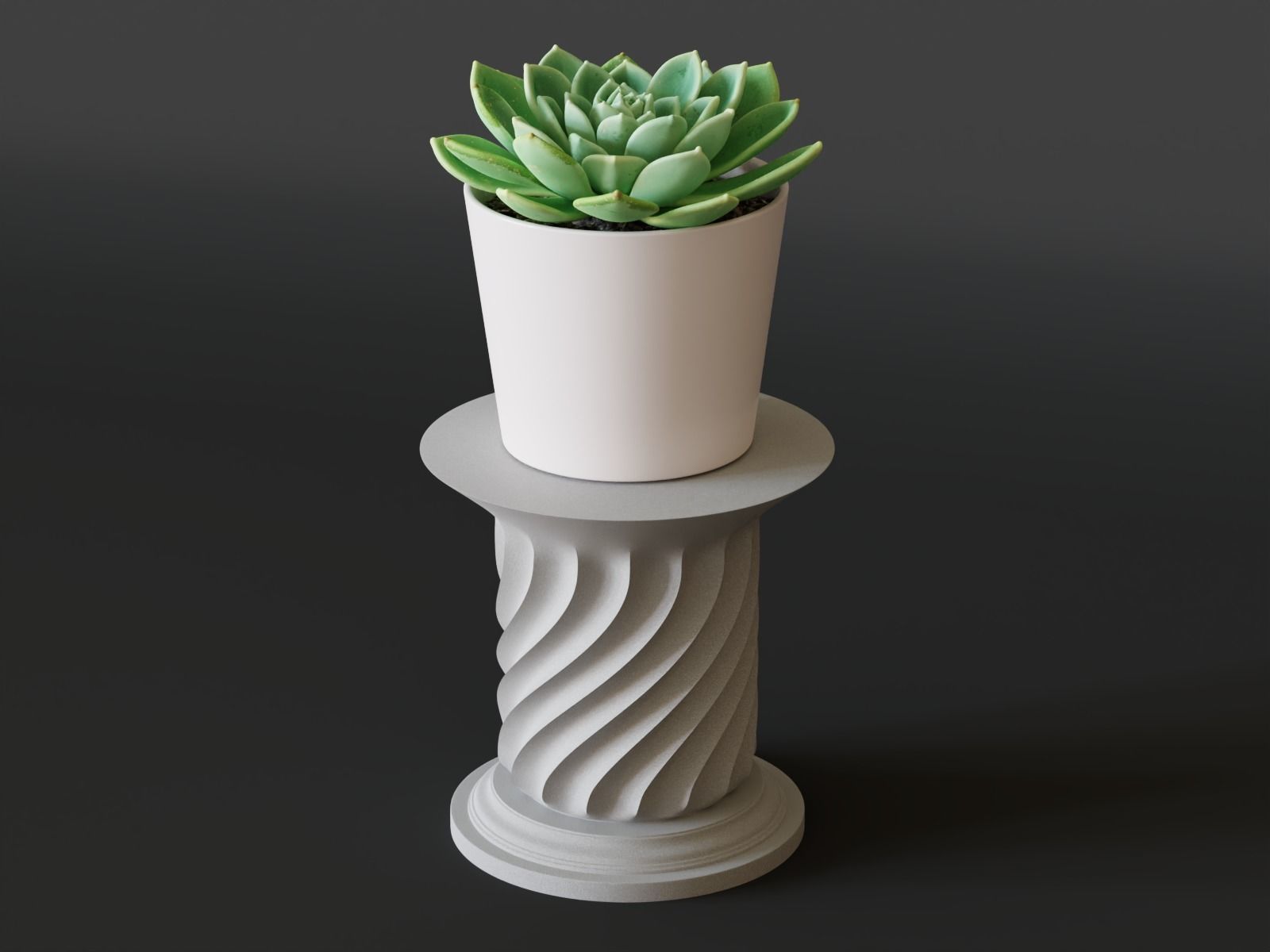 pedestal 04 3D print model_1