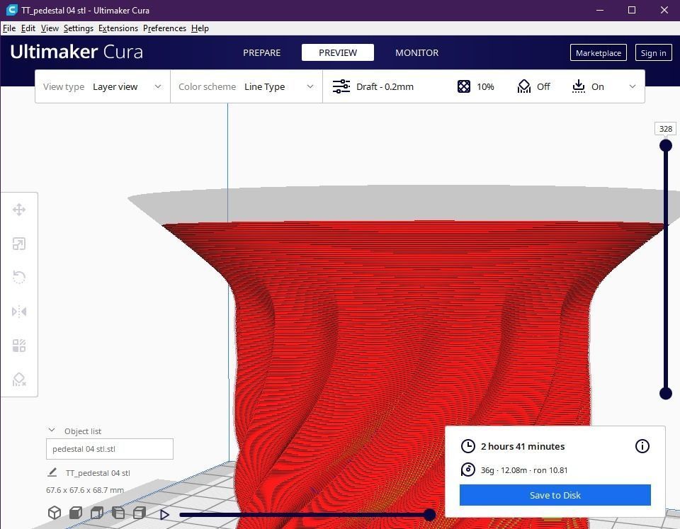 pedestal 04 3D print model_10