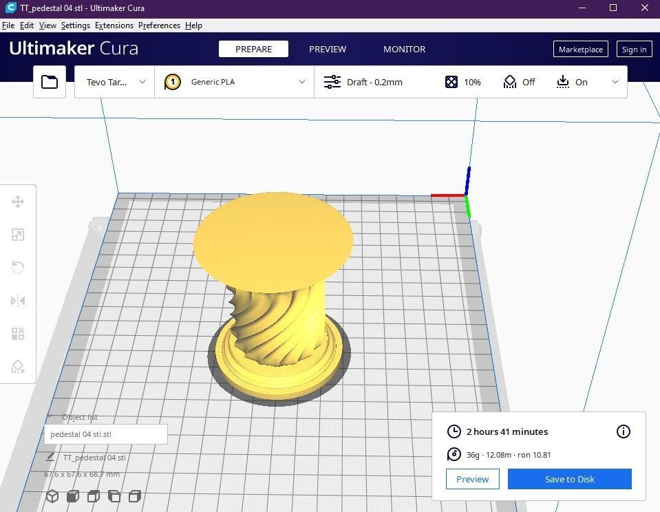 pedestal 04 3D print model_9