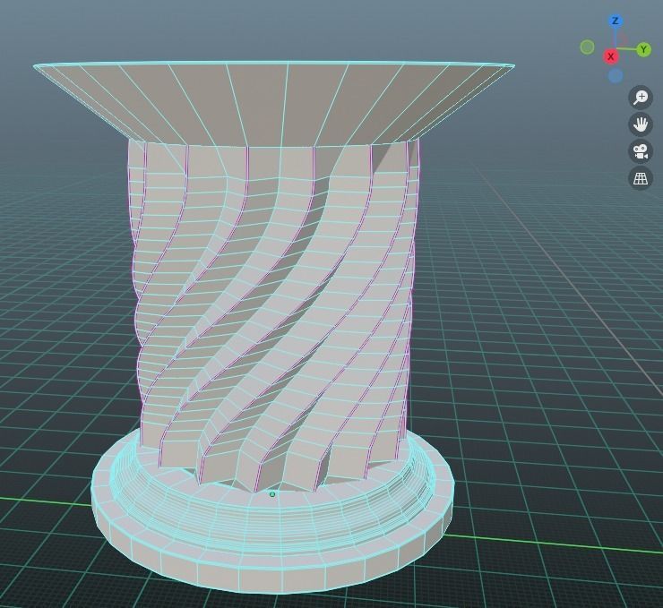 pedestal 04 3D print model_18