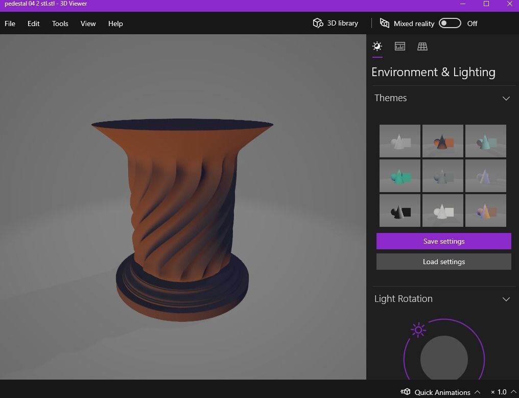 pedestal 04 3D print model_12