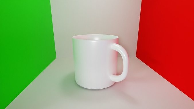 3D Cup Low-poly 3D model