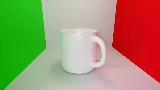 3D Cup Low-poly 3D model