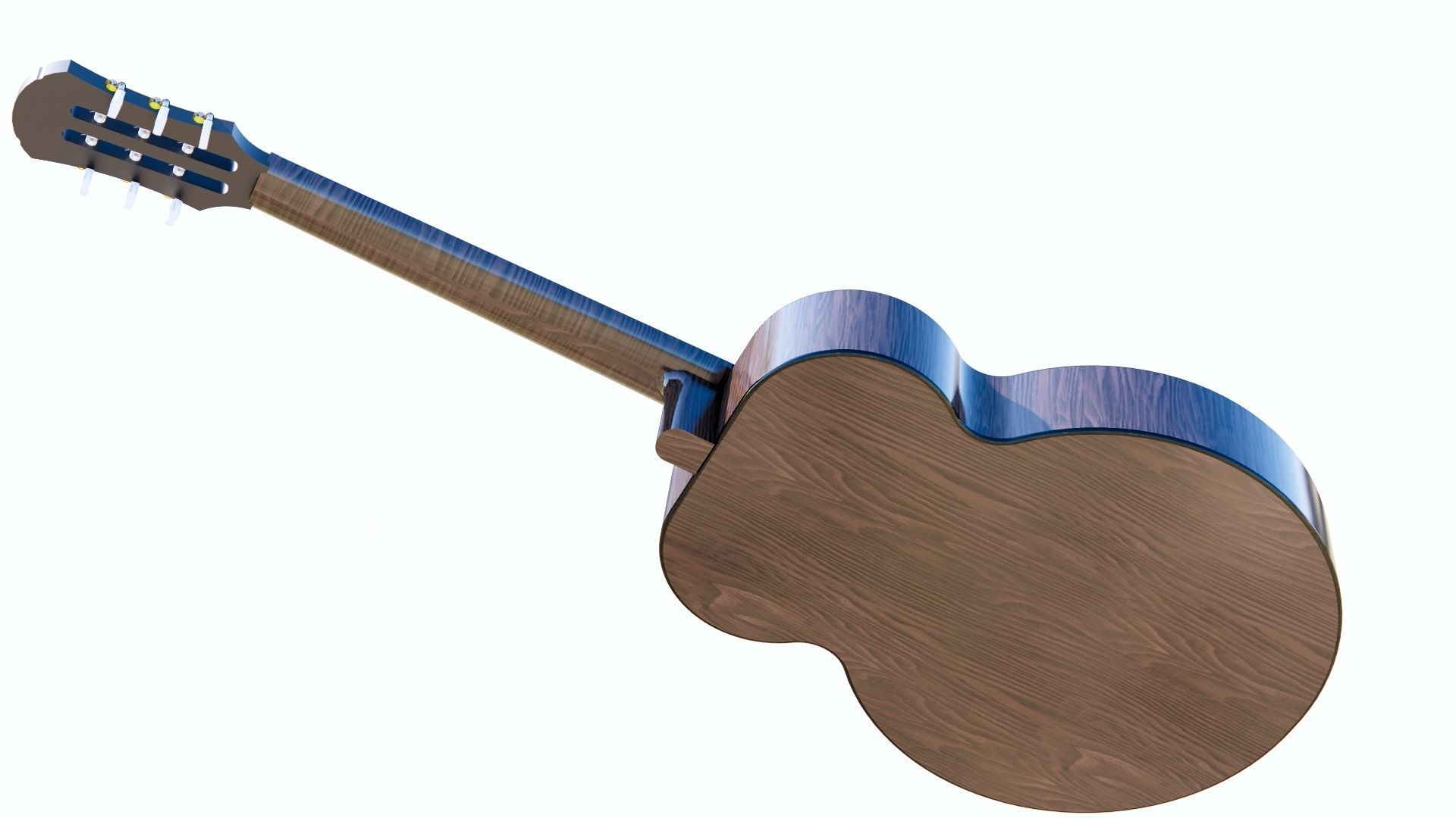 CLASSIC GUITAR Low-poly 3D model_25