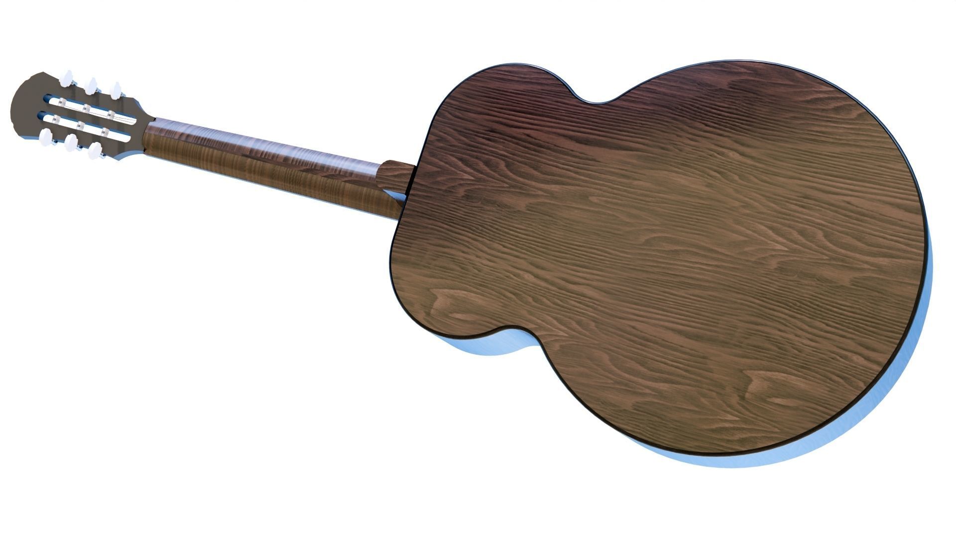 CLASSIC GUITAR Low-poly 3D model_27