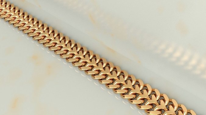 Miami Cuban link chain Couple model 3D print model
