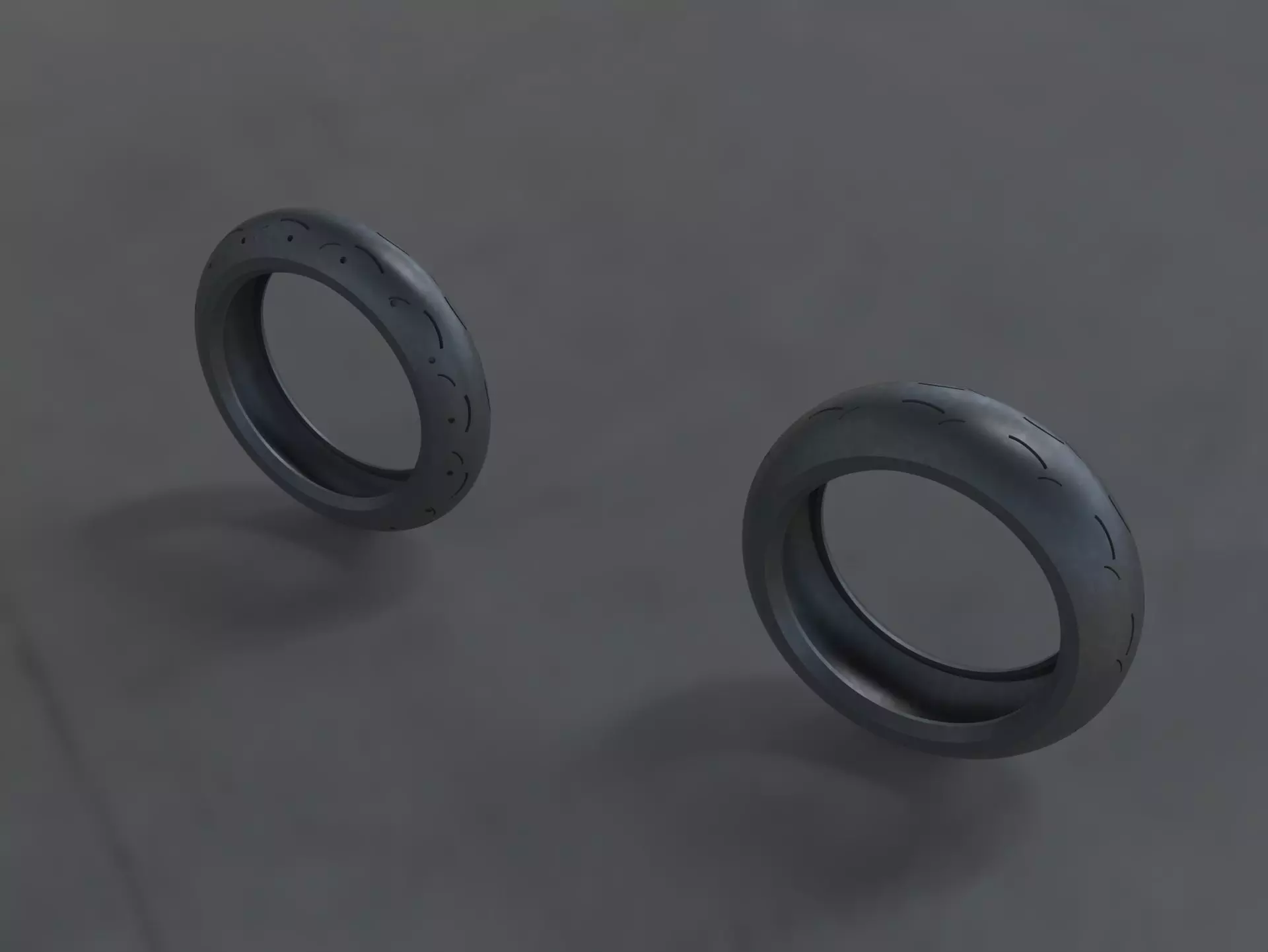 Motorcycle tire num1 3D model_0
