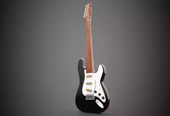 Electric Guitar 3D Model