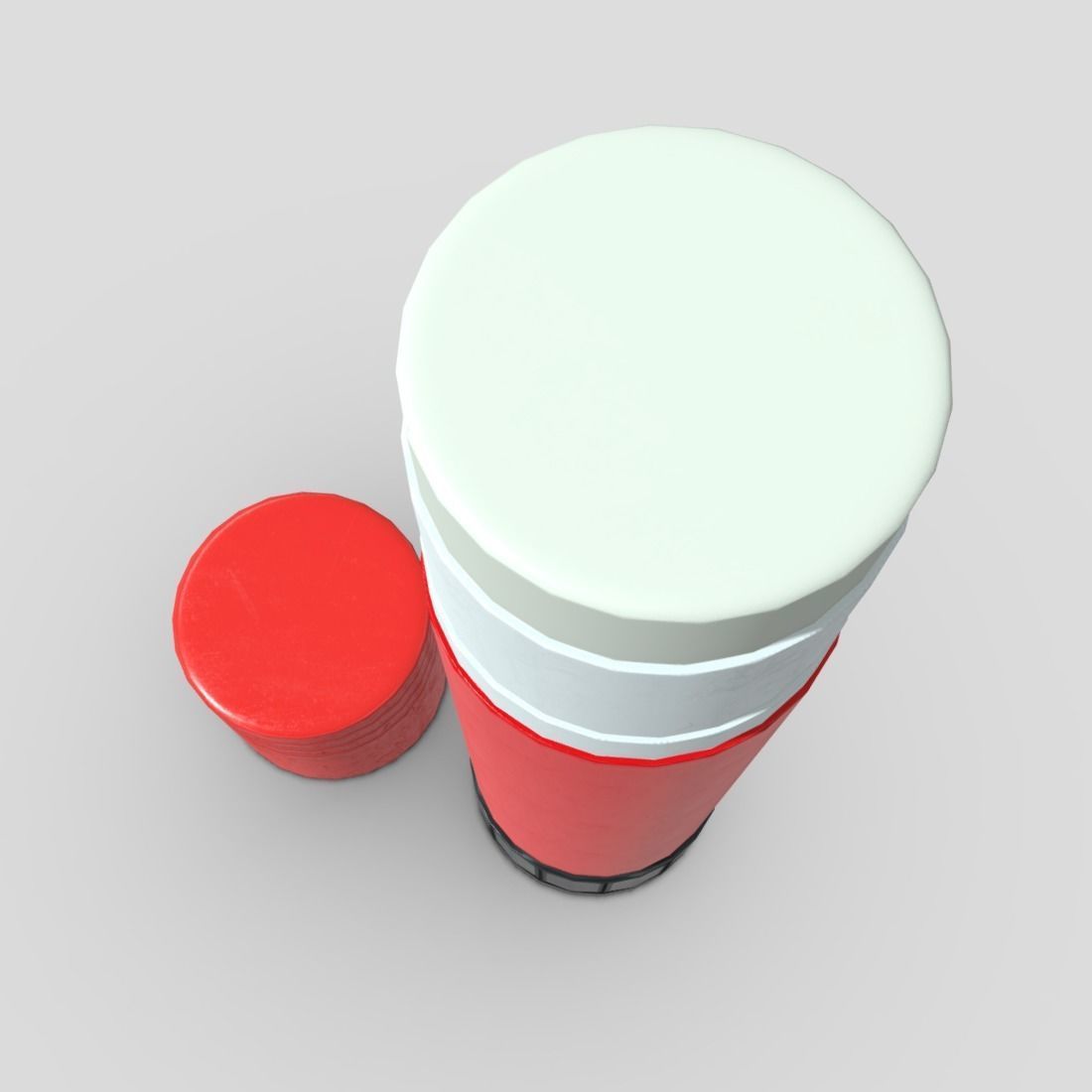 Glue Stick Open Low-poly 3D model_7