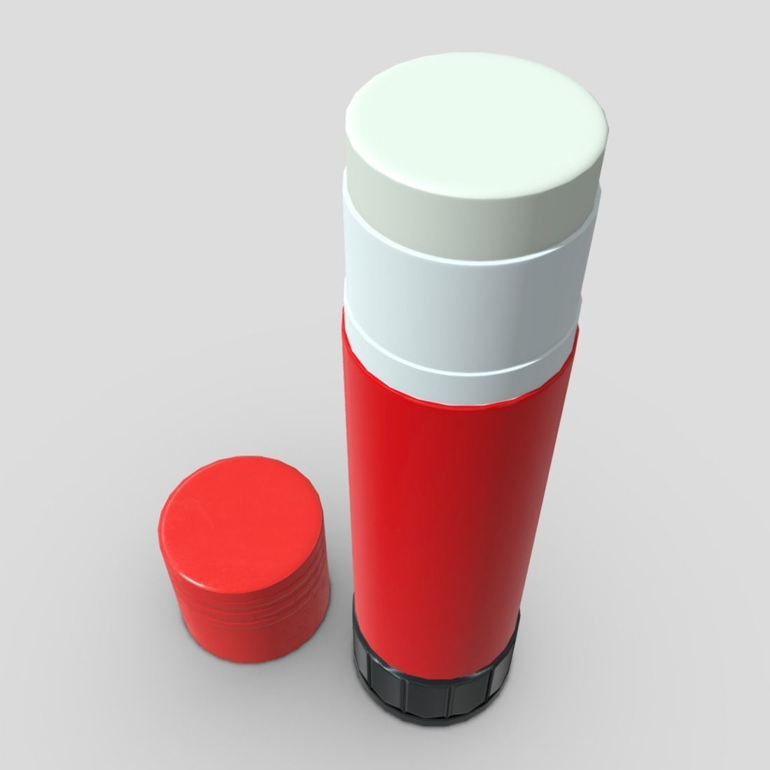 Glue Stick Open Low-poly 3D model_5