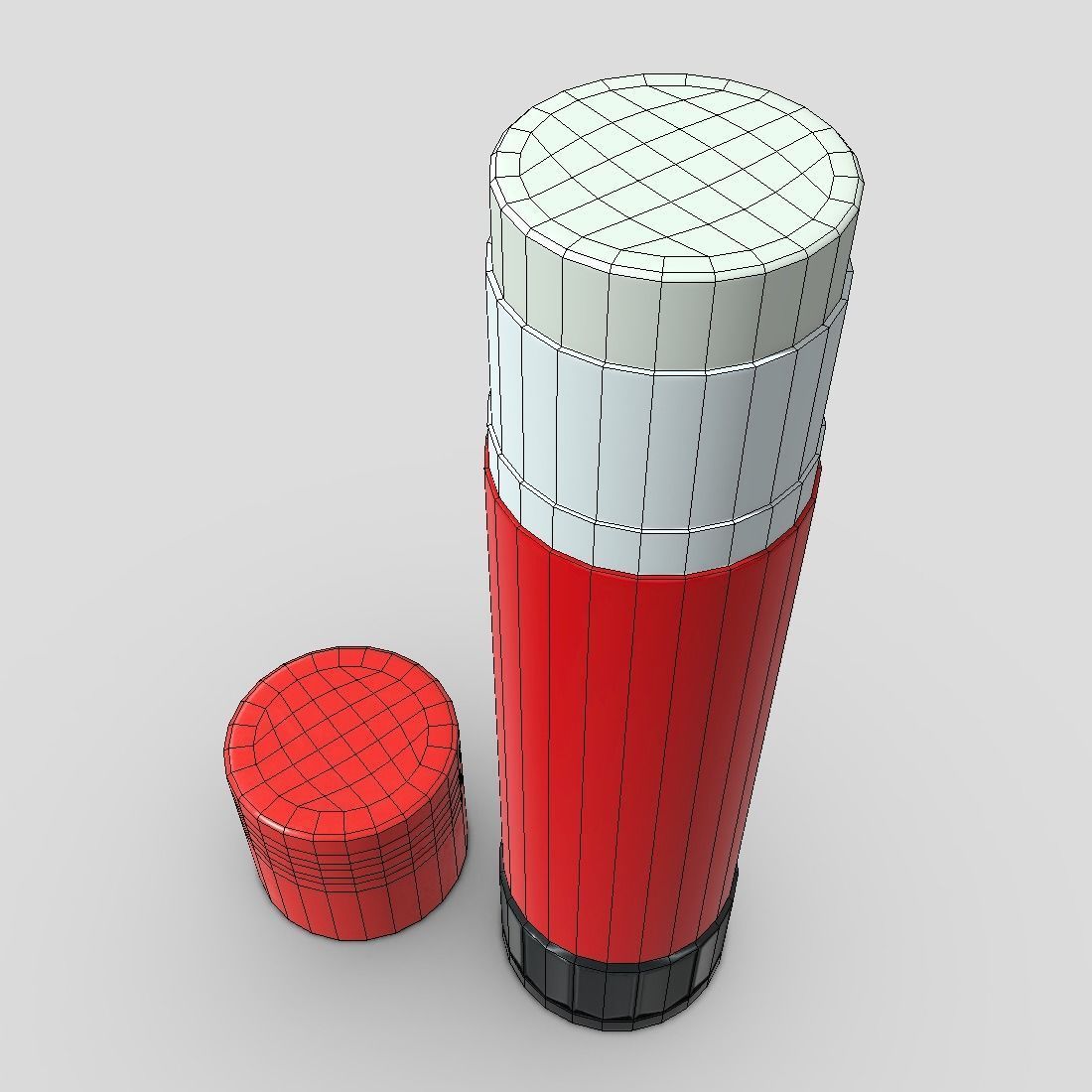Glue Stick Open Low-poly 3D model_6