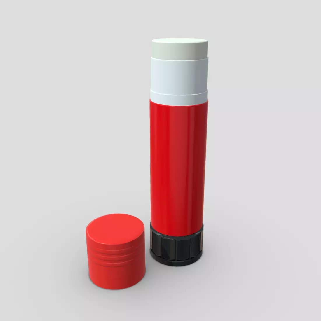 Glue Stick Open Low-poly 3D model_0