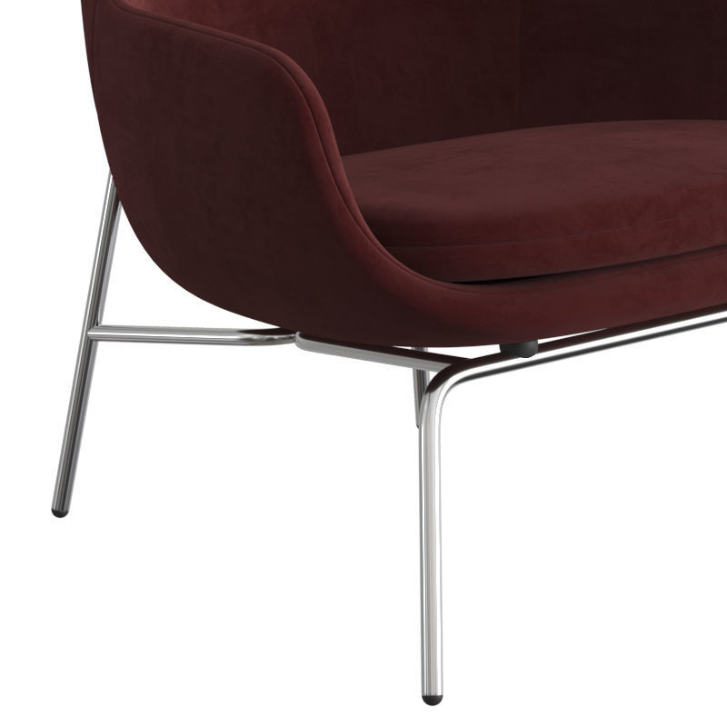 Era Steel Lounge High Chair 3D model_3