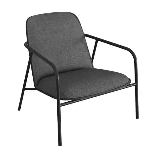 Pad Lounge Chair Low 3D model