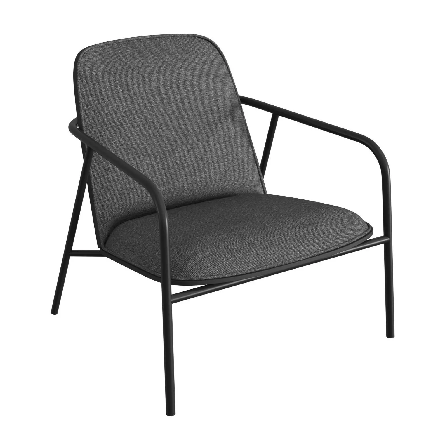 Pad Lounge Chair Low 3D model_0