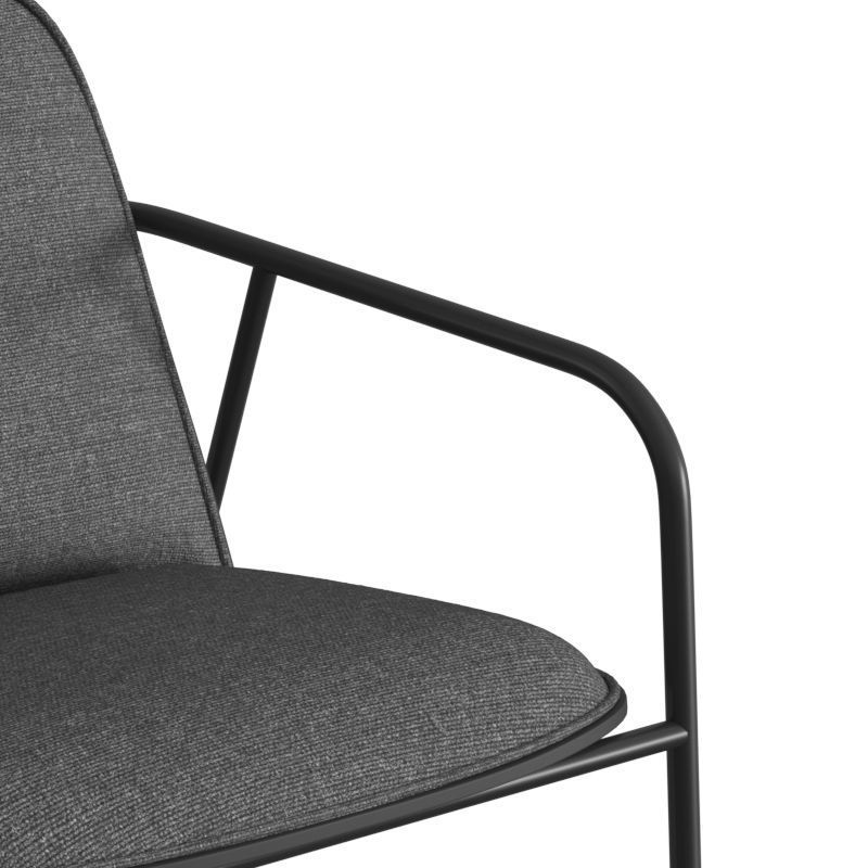 Pad Lounge Chair Low 3D model_2