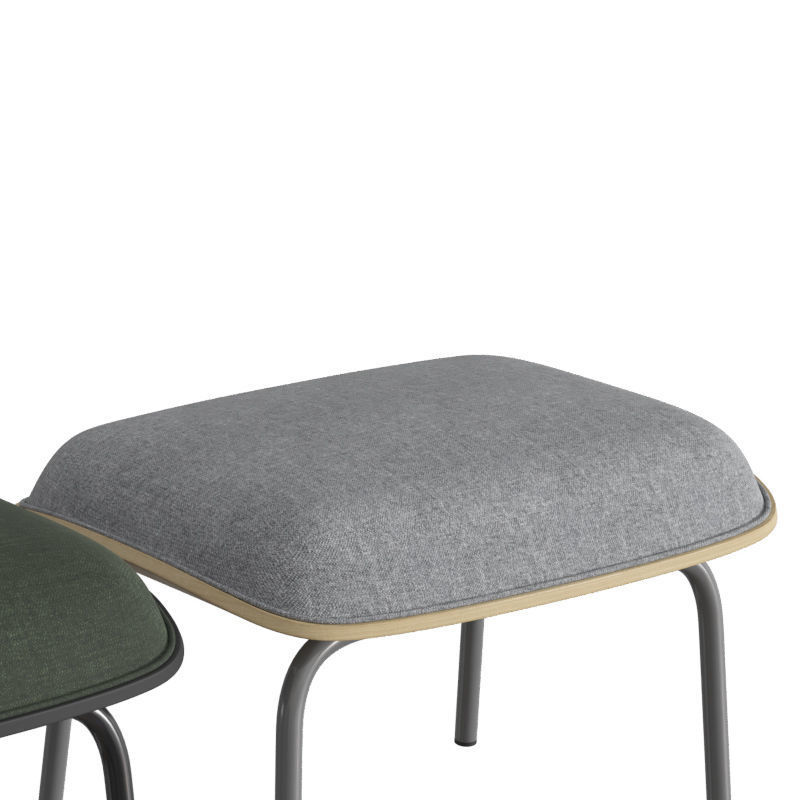 Pad Footstool 3D model_2