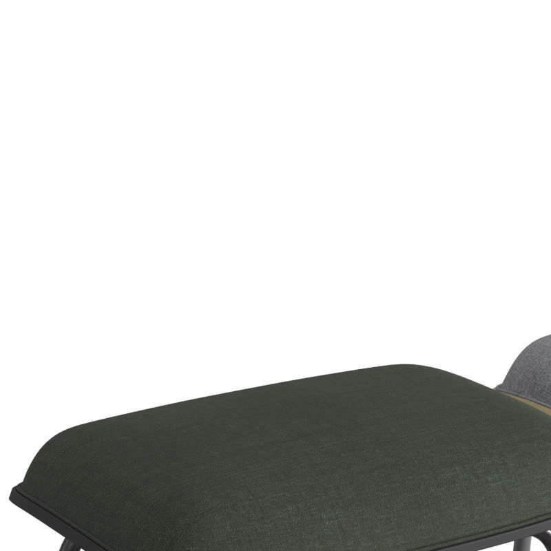 Pad Footstool 3D model_1