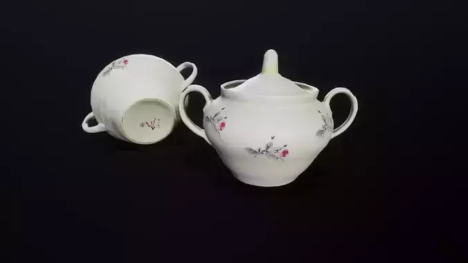 3D Scan Sugar Bowl 02