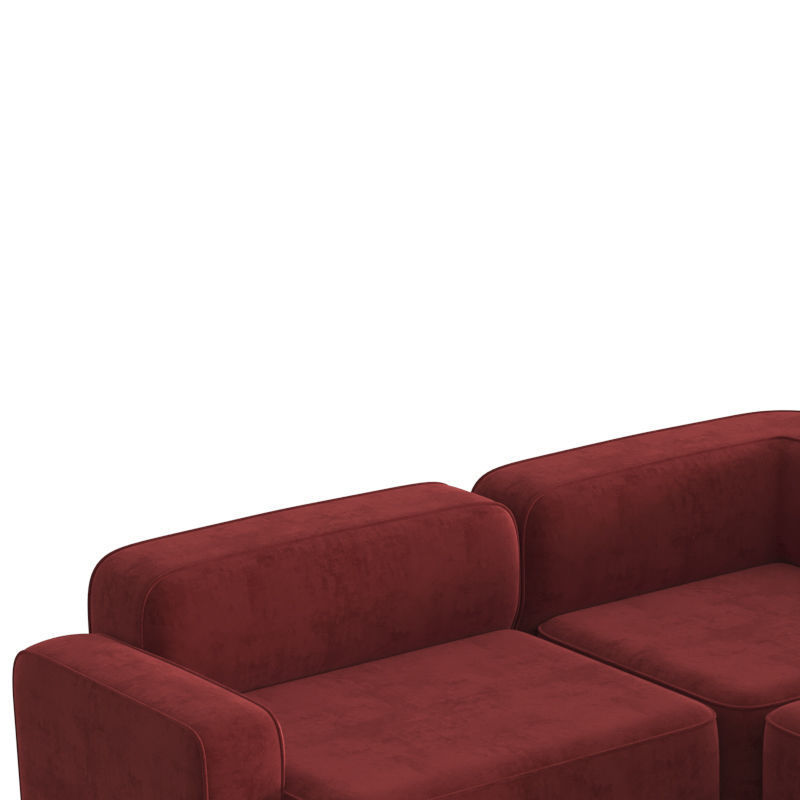 Rope Sofa 2 Seater Corner 3D model_1