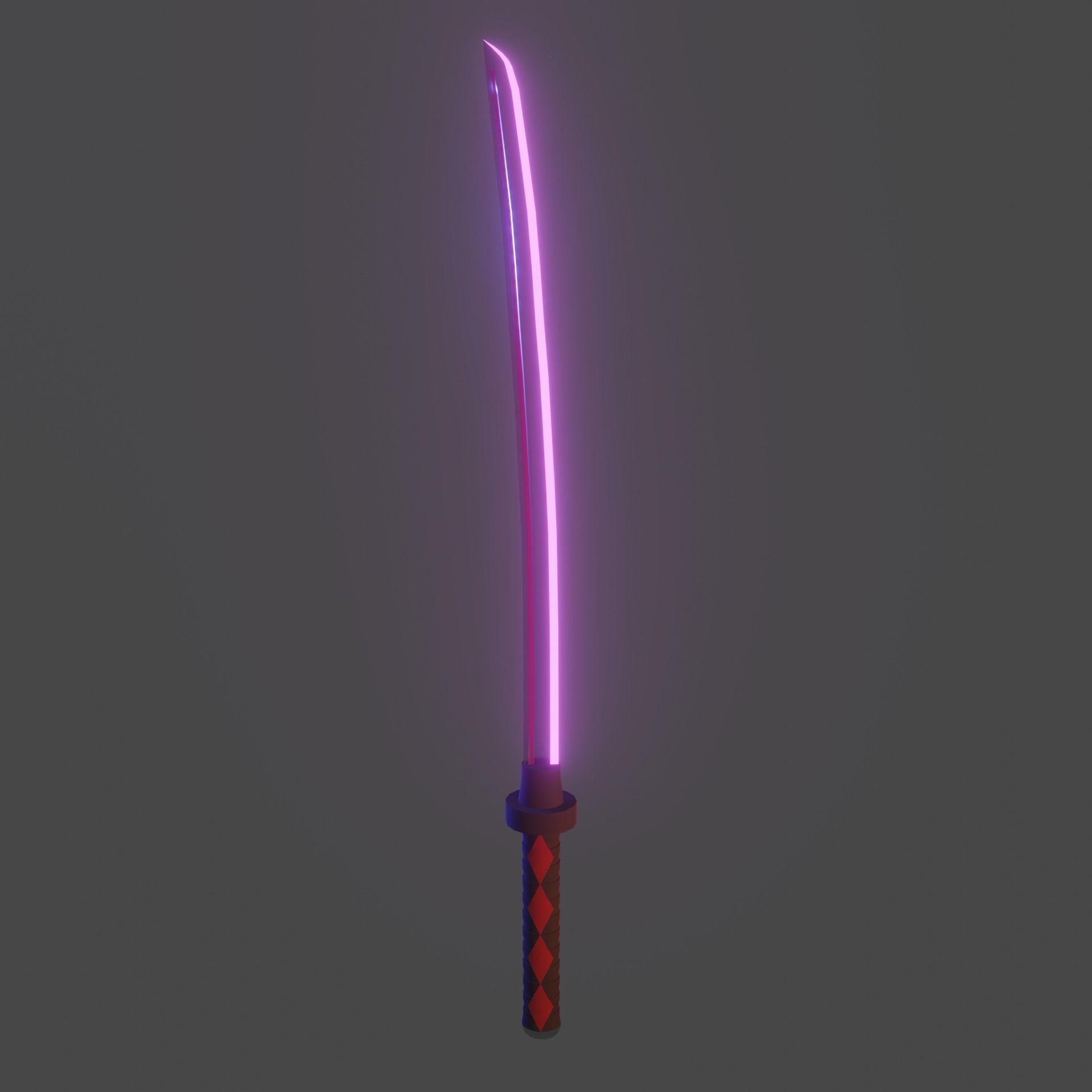 Katana star wars light saber Low-poly 3D model_5