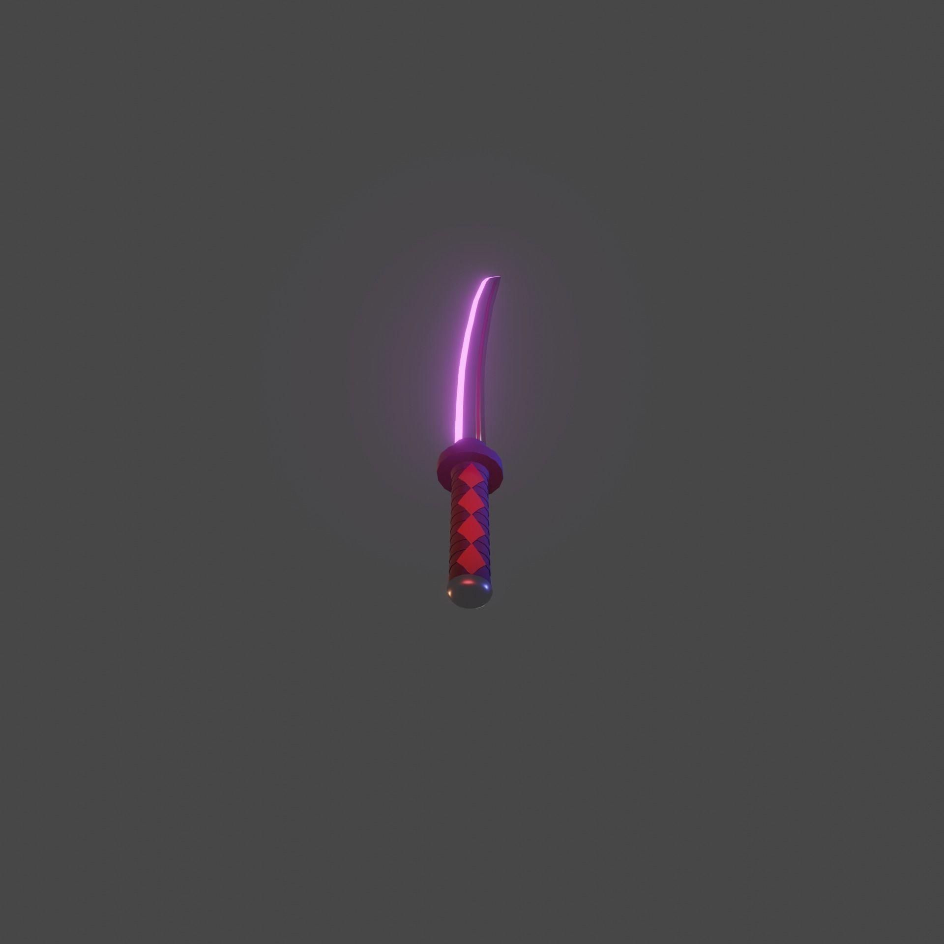 Katana star wars light saber Low-poly 3D model_3