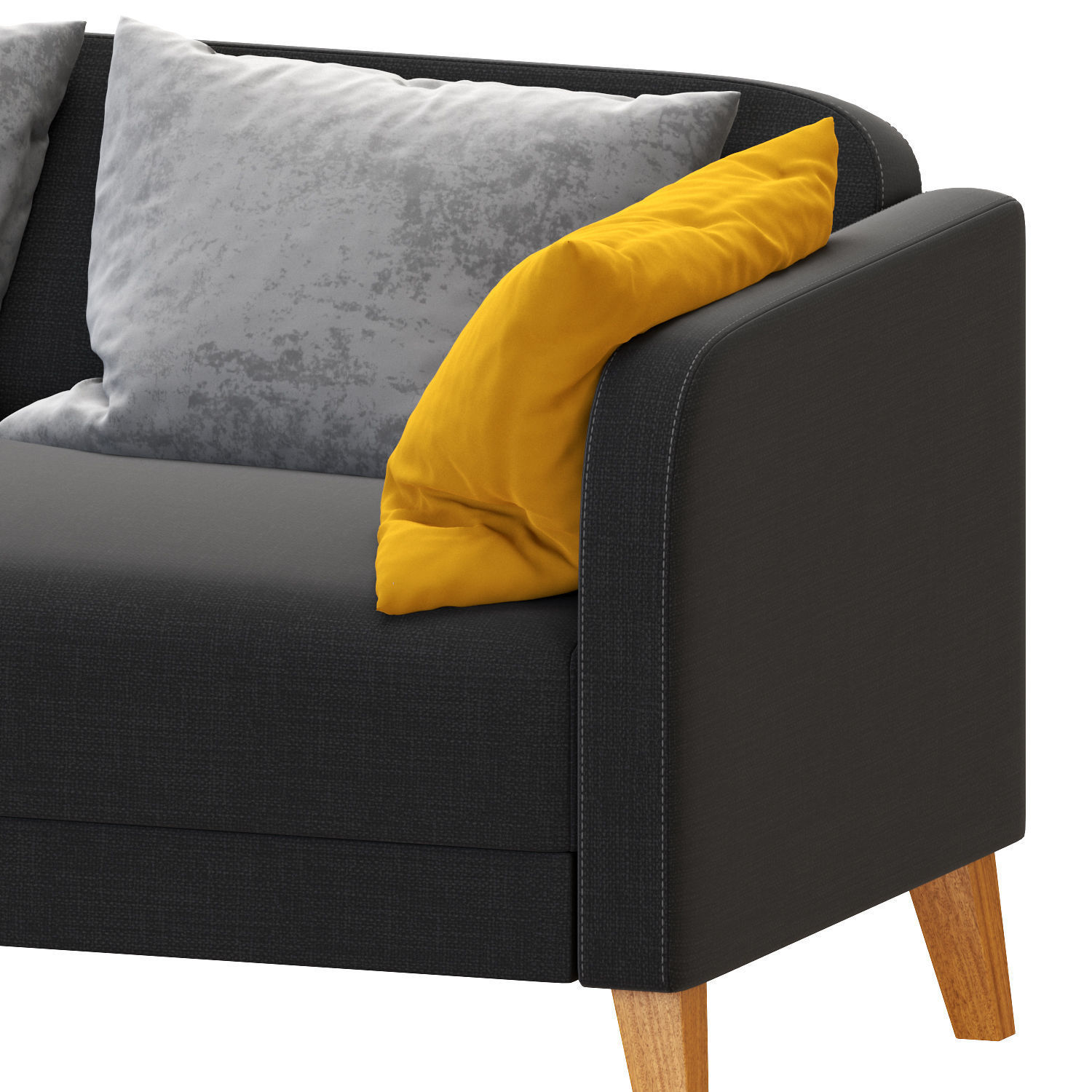 LINANAS 2 SEAT SOFA 3D model_1