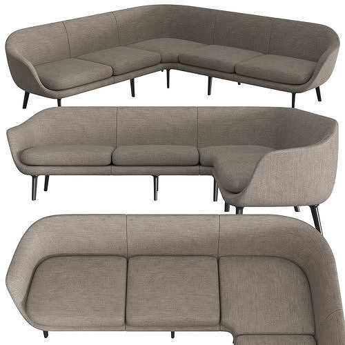 Sum Sofa 4 Seater 3D model