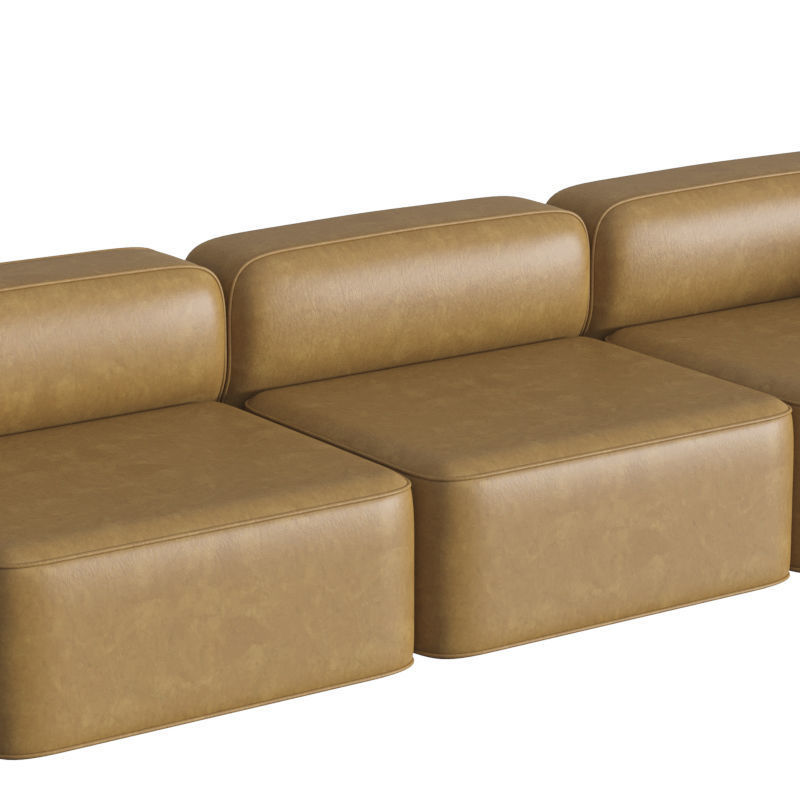 Rope Sofa 3 Seater 3D model_3