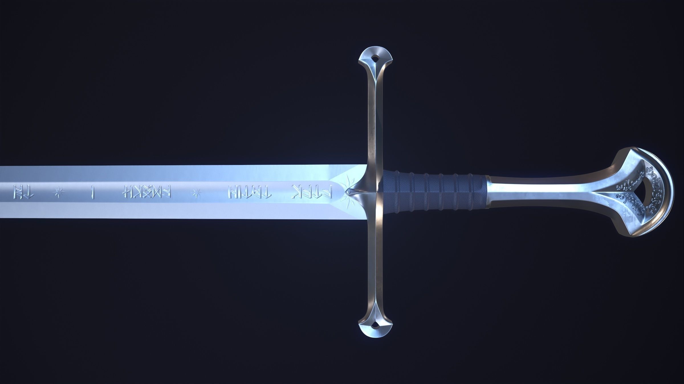 Anduril - Flame of the West 3D Printable 3D print model_4