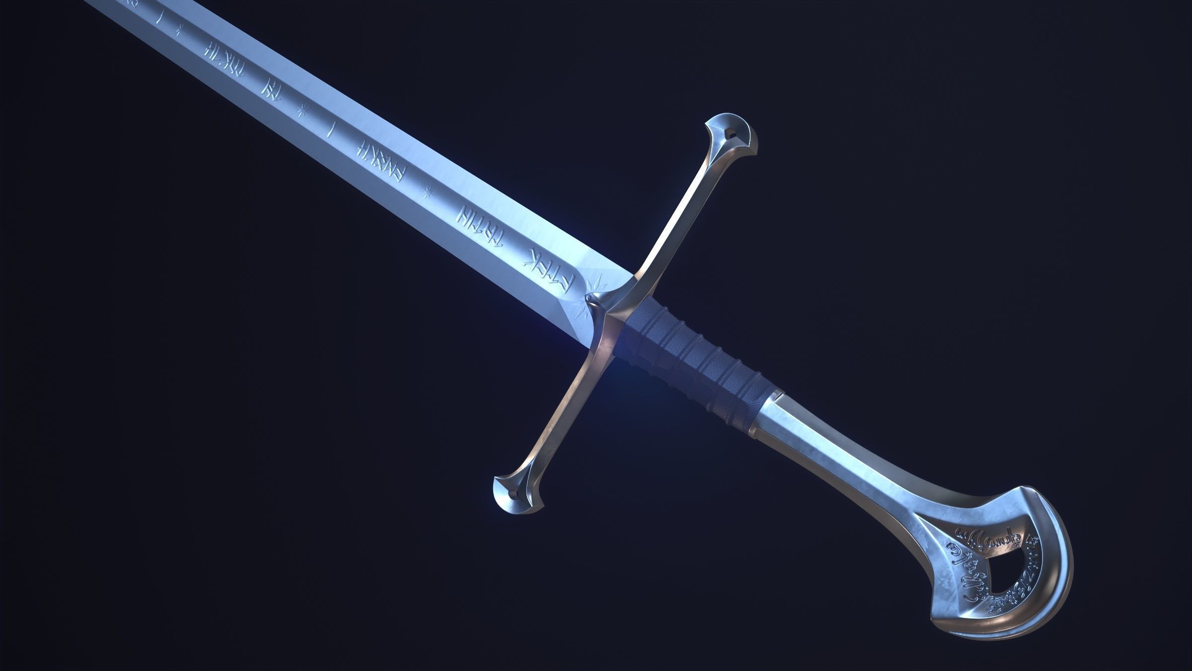 Anduril - Flame of the West 3D Printable 3D print model_6