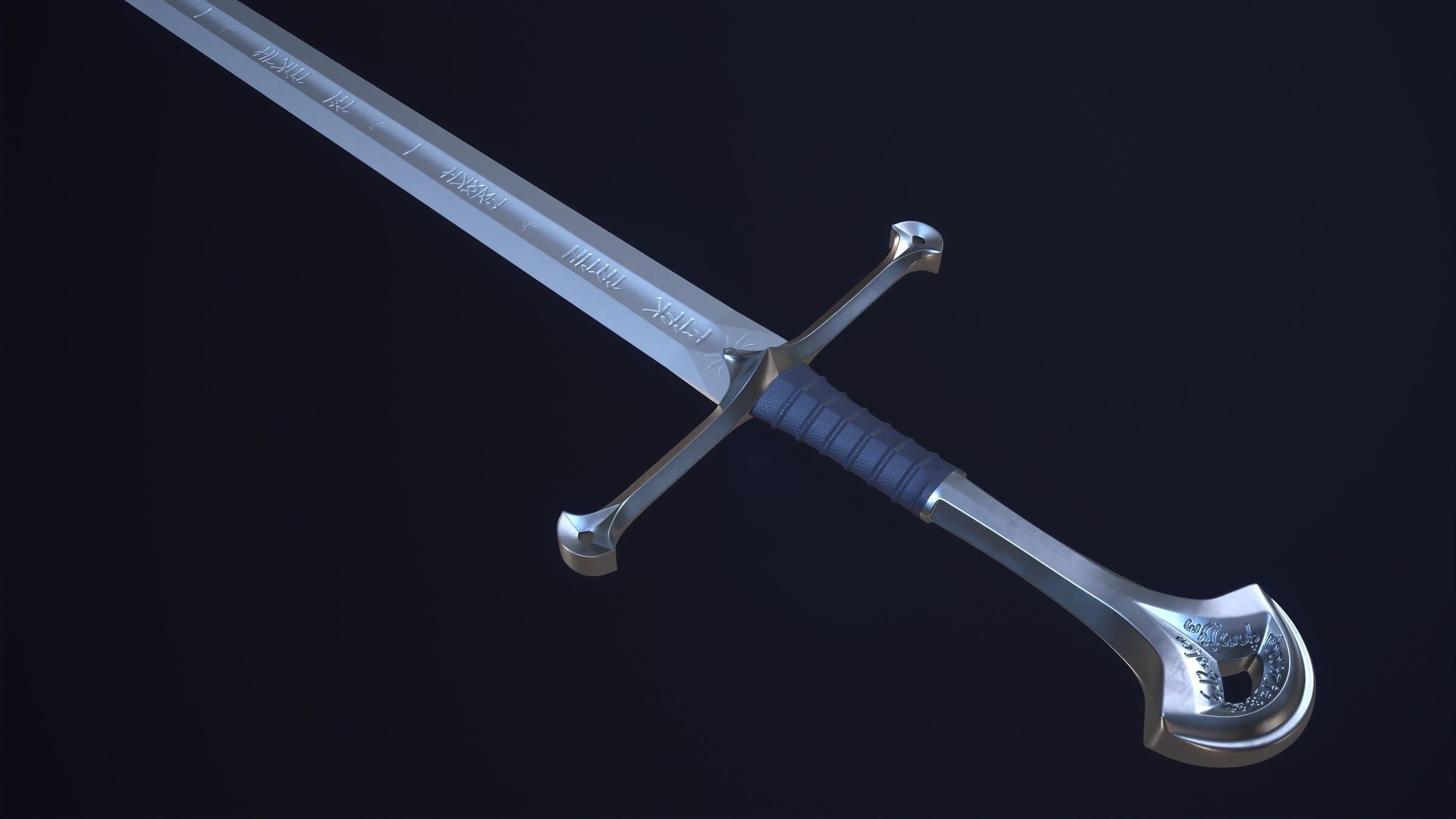 Anduril - Flame of the West 3D Printable 3D print model_5