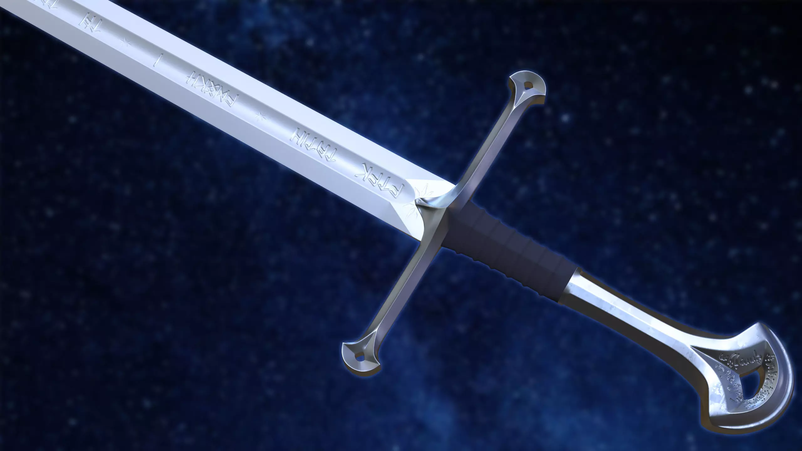 Anduril - Flame of the West 3D Printable 3D print model_0