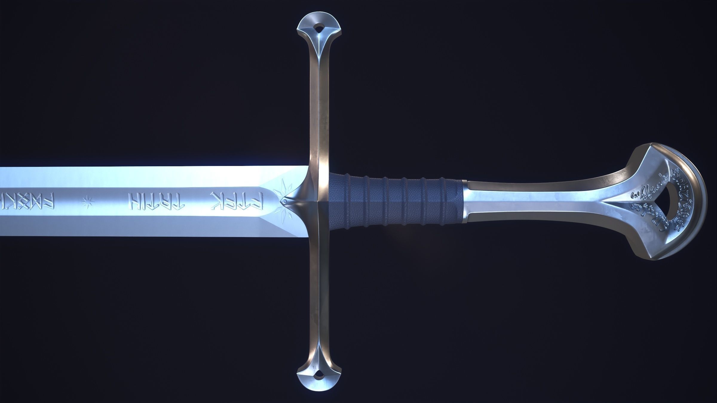 Anduril - Flame of the West 3D Printable 3D print model_11