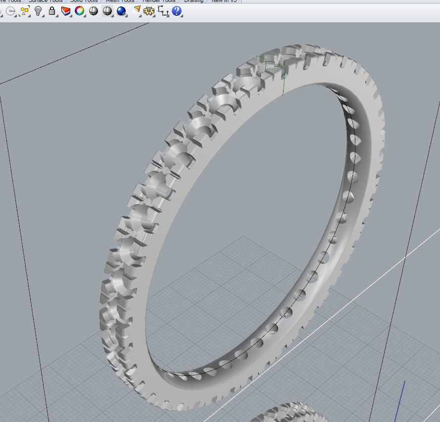 STACKABLE ETERNITY RING 125  3D print model_25