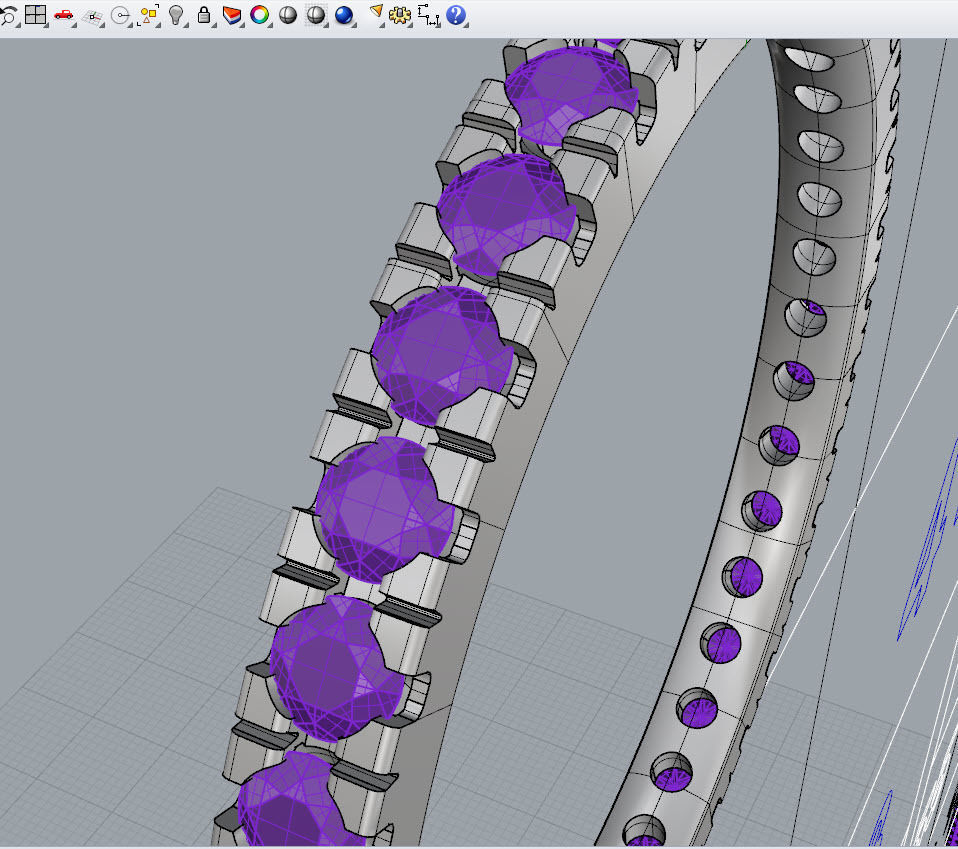 STACKABLE ETERNITY RING 125  3D print model_23