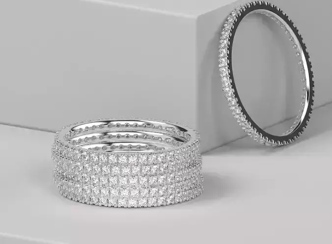 STACKABLE ETERNITY RING 125 