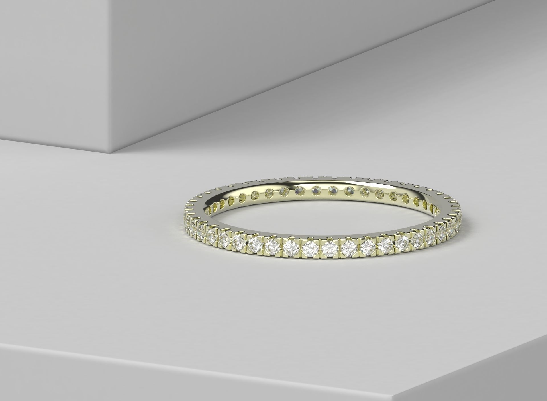 STACKABLE ETERNITY RING 125  3D print model_4