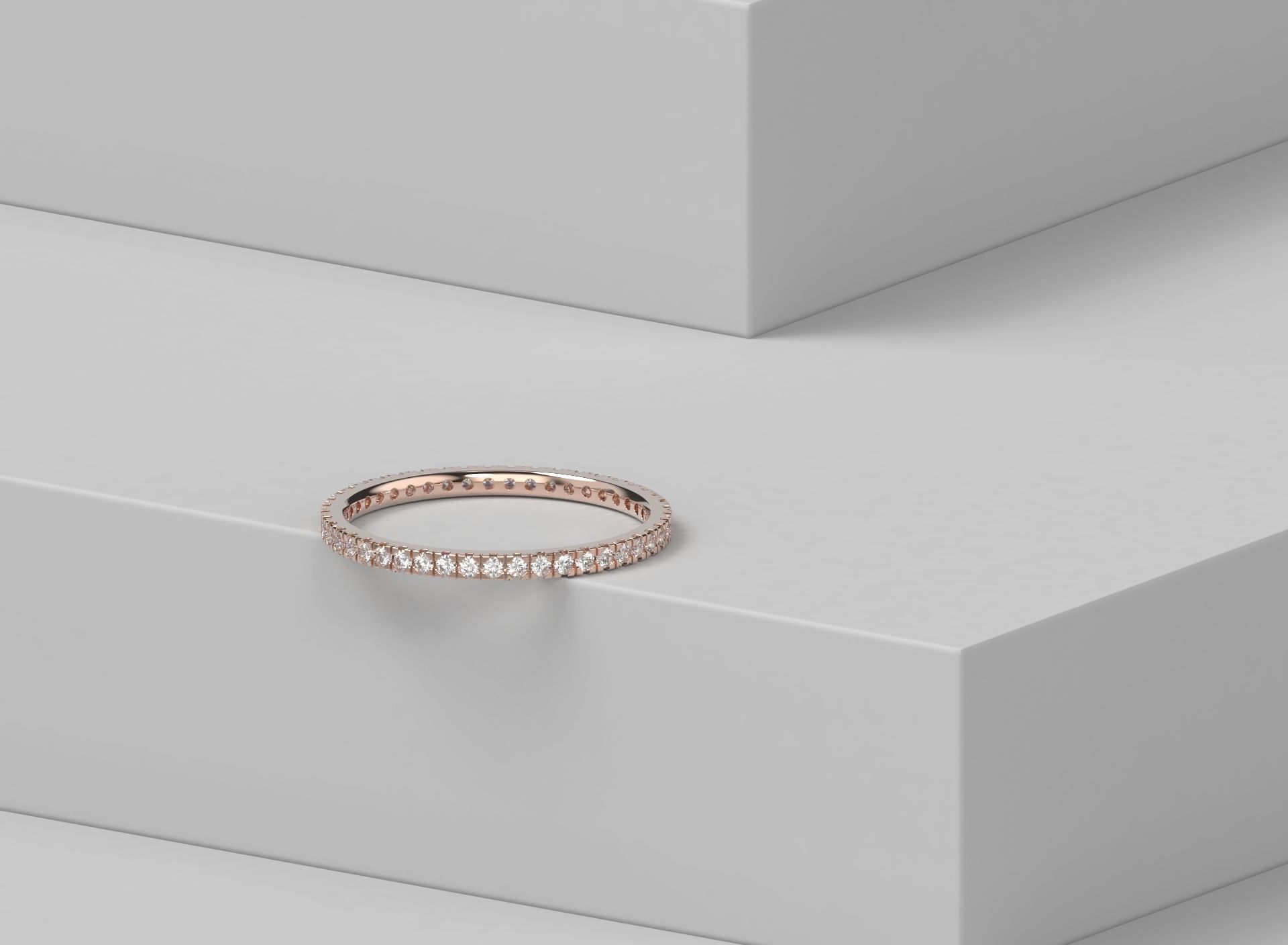 STACKABLE ETERNITY RING 125  3D print model_6