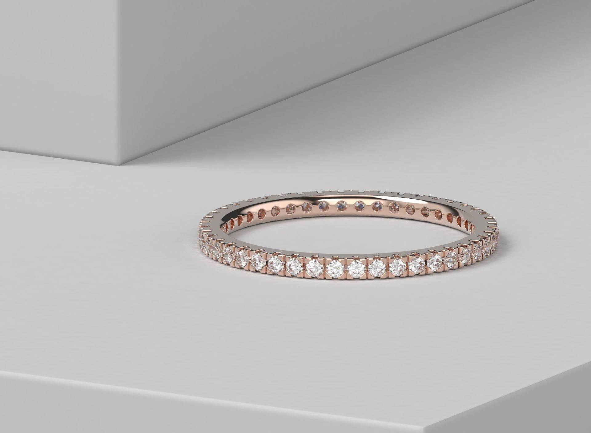 STACKABLE ETERNITY RING 125  3D print model_5