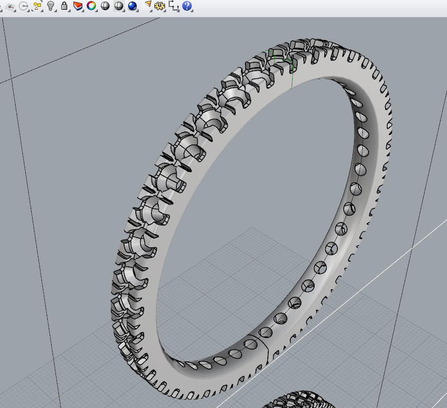 STACKABLE ETERNITY RING 125  3D print model_24