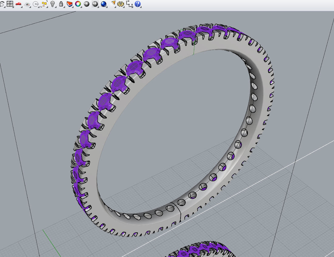 STACKABLE ETERNITY RING 125  3D print model_22