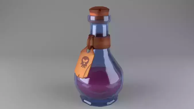 stylized bottle