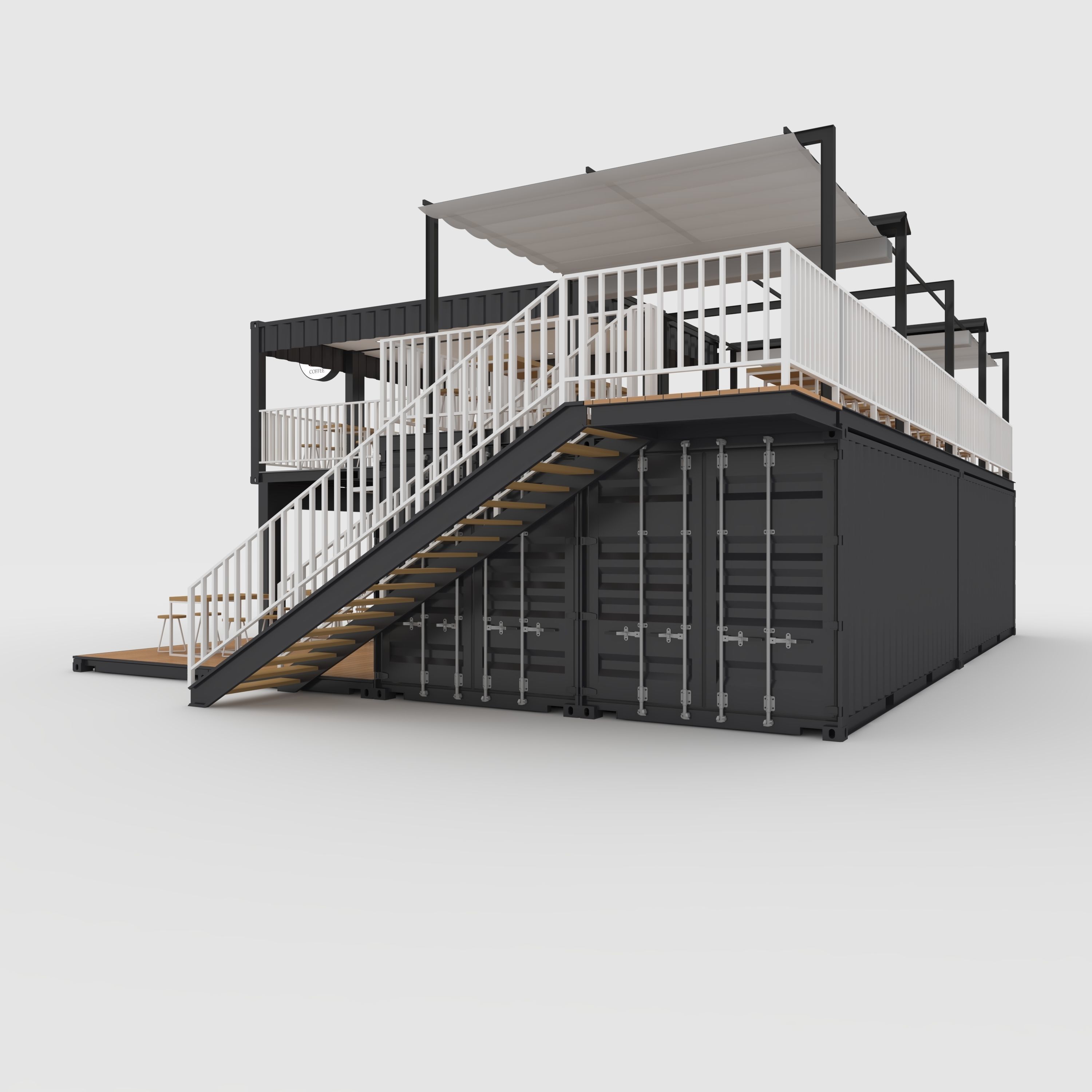 Container Cafe 1 3D model_6