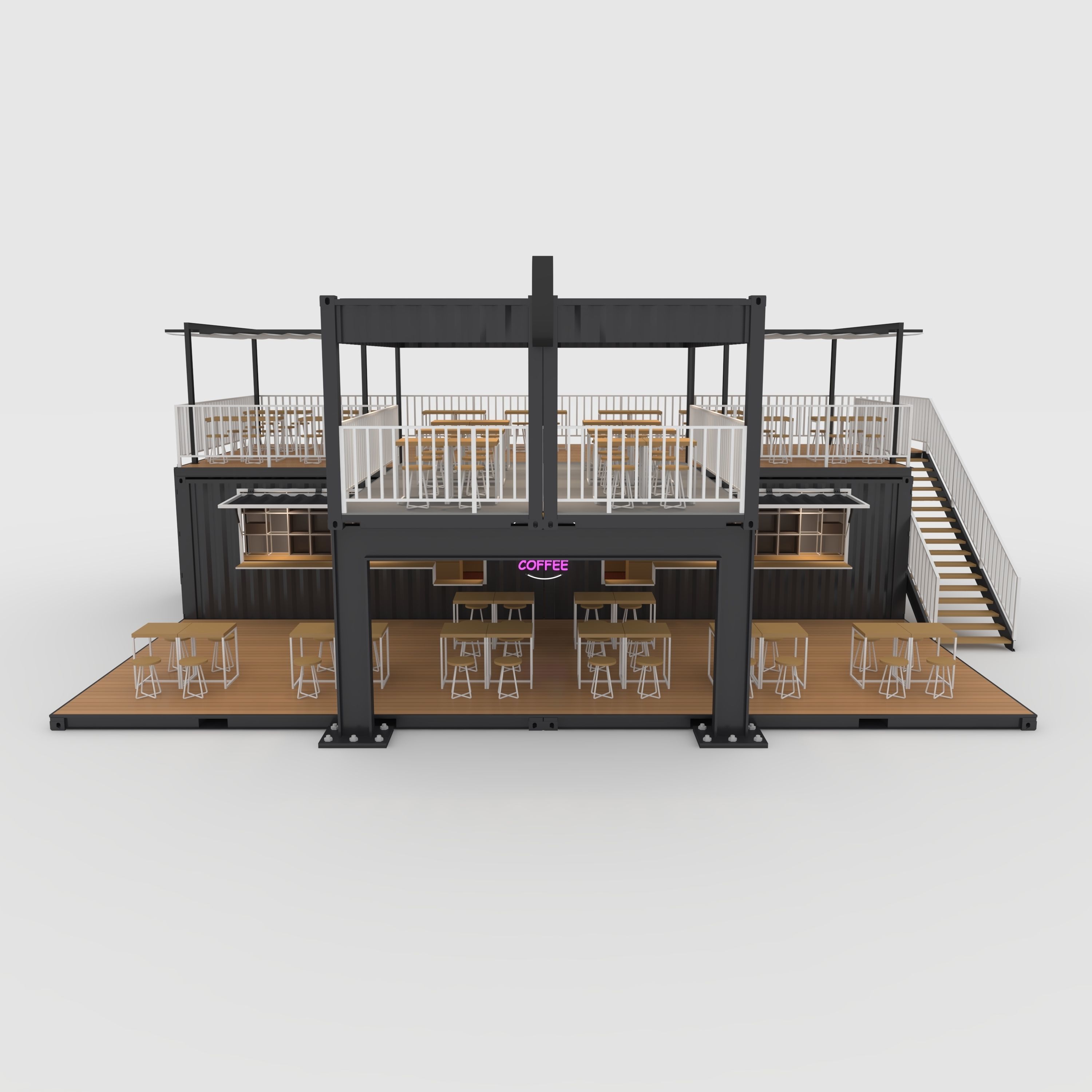 Container Cafe 1 3D model_12